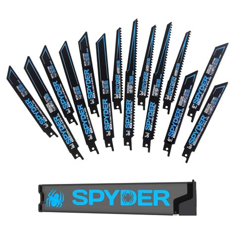 enables cuts on both the push and pull motion for more efficient cuts. . Spyder sawzall blades